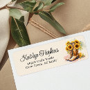 Search for cowgirl return address labels Watercolor