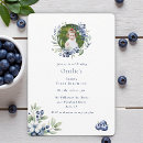 Search for blueberry birthday invitations Modern