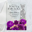 Search for purple and silver invitations Dress