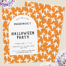 Search for black and white halloween invitations Ghost