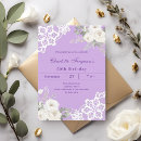 Search for lace birthday invitations Ivory
