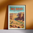 Search for bend posters Big bend national park