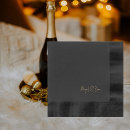 Search for gold foil napkins Black