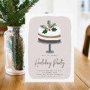 Search for cake christmas invitations Holly