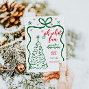 Search for whimsical christmas invitations Festive holiday celebration