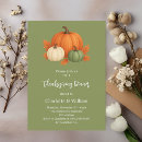 Search for green thanksgiving invitations Pumpkins