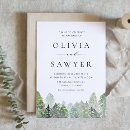 Search for winter forest wedding invitations Snow
