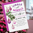 Search for jingle and mingle invitations Pink