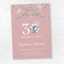 Search for jewel birthday invitations Modern