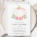 Search for fall baby girl shower invitations Autumn