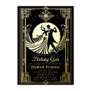 Search for art deco birthday invitations Vintage
