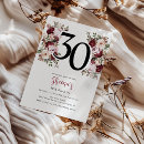 Search for elegant 30th birthday invitations Watercolor