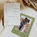 Search for date wedding invitations Modern