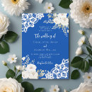 Search for royal blue flowers wedding invitations Roses