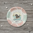 Search for beach waves paper plates Surf birthday