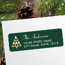 Search for dark forest return address labels Merry christmas