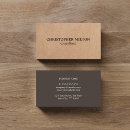 Search for brown kraft business cards Modern