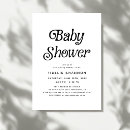 Search for retro baby shower invitations Chic