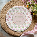 Search for mushrooms paper plates Enchanted forest