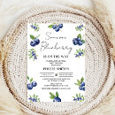 Search for blueberry baby shower invitations Modern