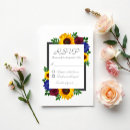 Search for sunflower burgundy rose invitations Navy blue
