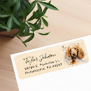 Search for poodle return address labels Dog
