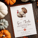 Search for turkey invitations Watercolor