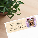 Search for yorkshire terrier return address labels Yorkie