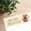 Search for yorkshire terrier return address labels Yorkie