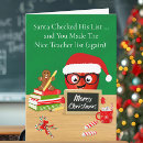 Search for apple christmas cards Teacher