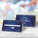 Search for silver place cards Navy and silver