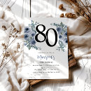 Search for elegant 80th birthday invitations Adult birthday party