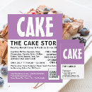 Search for cake standard business cards Food