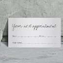 Search for appointment cards Professional