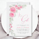 Search for pink baby shower invitations Watercolor
