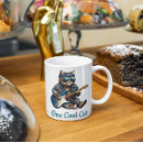 Search for cat with guitar mugs Funny