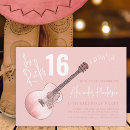 Search for western sweet 16 invitations Pink