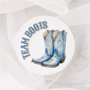 Search for blue cowboy boot stickers Boots or bows