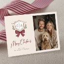 Search for engagement christmas cards Red