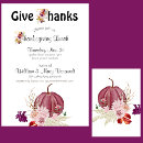 Search for gold thanksgiving invitations Floral