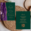 Search for purple geode wedding invitations Elegant