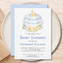 Search for pumpkin baby boy shower invitations Watercolor