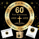 Search for 60th anniversary stickers Gold