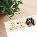 Search for cavalier king charles return address labels Animal lover