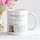 Search for funny mother in law mugs For her