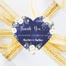Search for heart thank you wedding stickers Modern