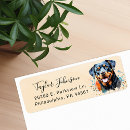 Search for rottweiler return address labels Rottie