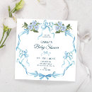 Search for ribbon baby shower invitations Blue