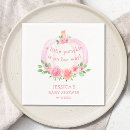 Search for pumpkin baby shower napkins Floral