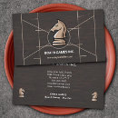 Search for chess business cards Knight